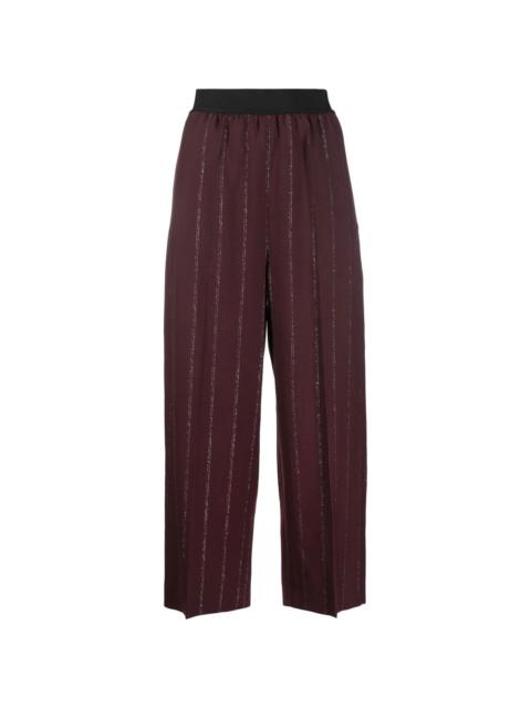 Stella McCartney striped cropped trousers