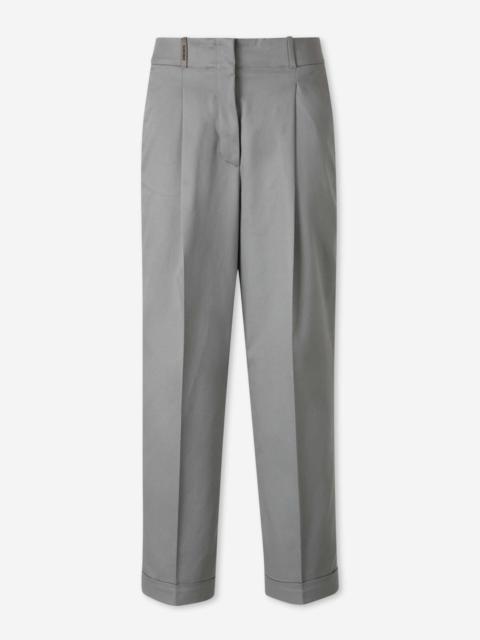 PESERICO SATIN DRESS PANTS