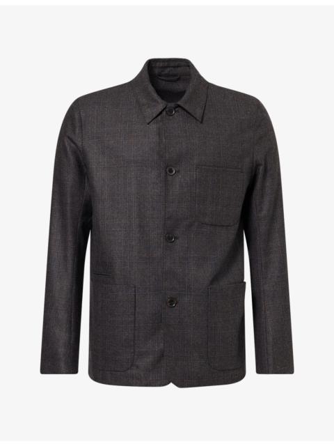 Paul Smith Flannel Patch-Pocket Wool Jacket