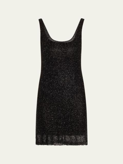 L'AGENCE Inori Beaded Mini Dress