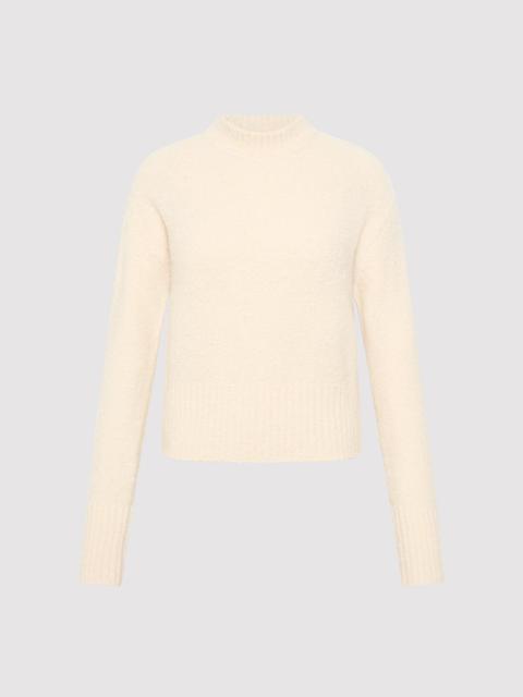 ST. AGNI Boucle Wool Jumper - Off White