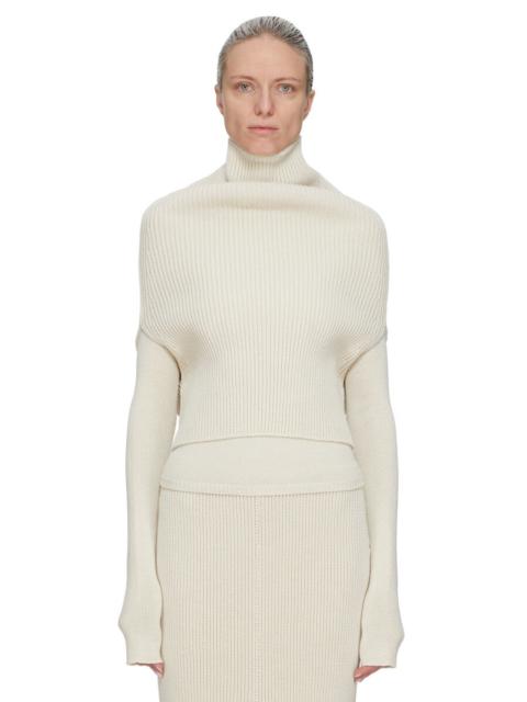 Rick Owens roll-neck ribbed top