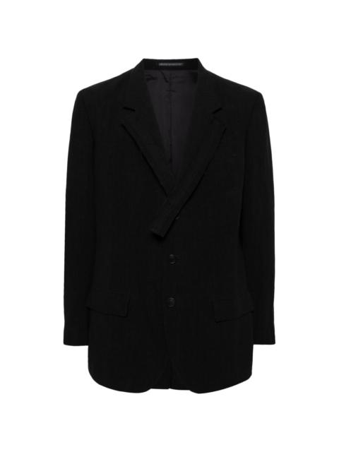 single-breasted blazer