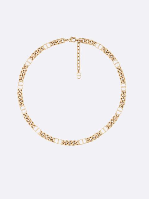 Dior CD Icon Thin Chain Link Necklace