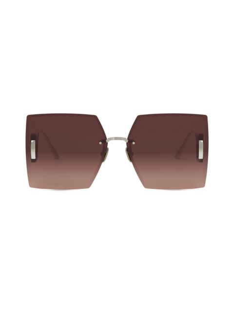 Dior Women's 30Montaigne S7U 64MM Square Sunglasses - Gradient Brown Rose