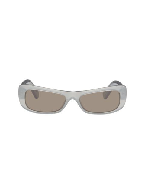 JACQUEMUS Gray La Casa 'Les lunettes Capri' Sunglasses