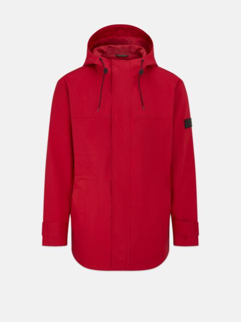 GLOVERALL Men's Sharpe Technical Hooded Parka Red