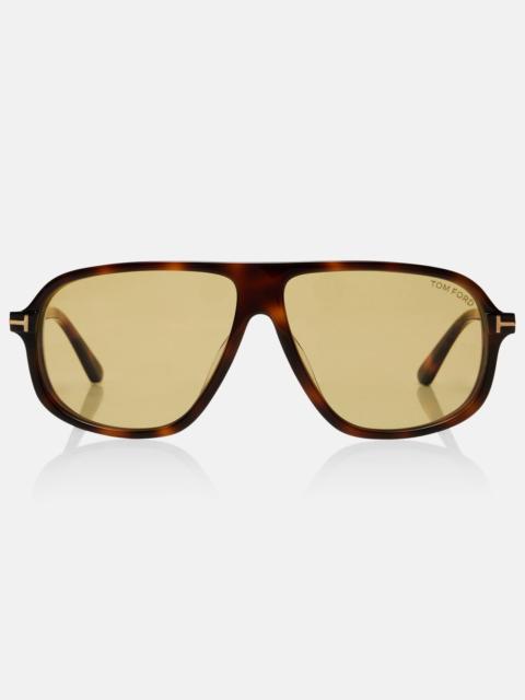 TOM FORD Guillaume aviator sunglasses