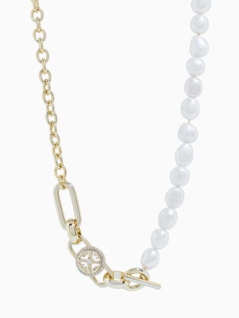 EMPORIO ARMANI Gold-Tone Brass Station Necklace