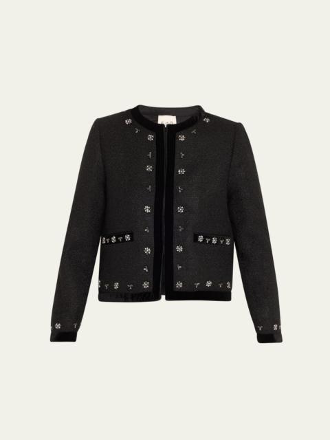 Sea Caryl Beaded Tweed Jacket