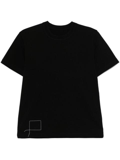 sacai logo-print T-shirt