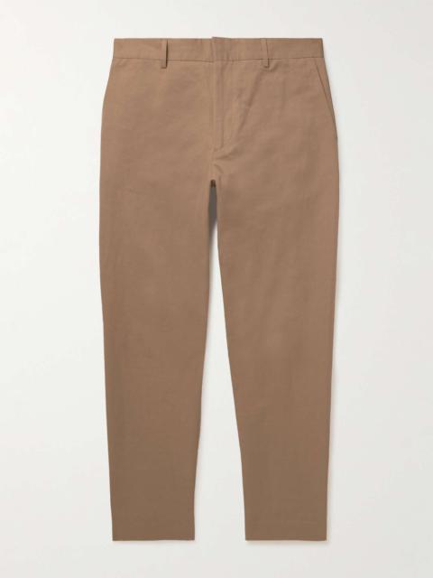 Paul Smith Straight-Leg Cotton and Linen-Blend Trousers