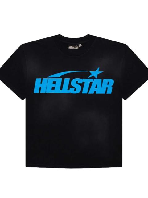HELLSTAR Studios Blue Classic Logo Short Sleeve T-Shirt "Black / Blue" HSR118