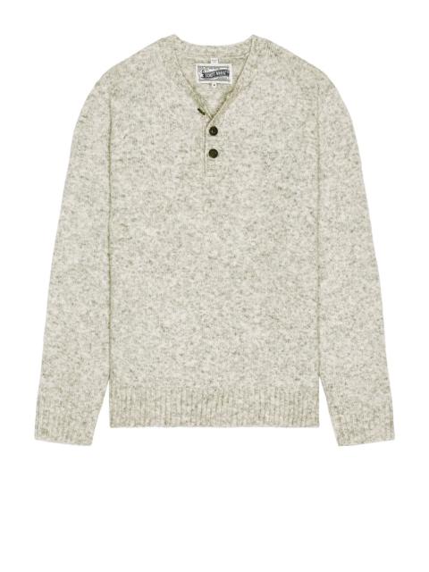 Schott Tri-Blend Henley Sweater