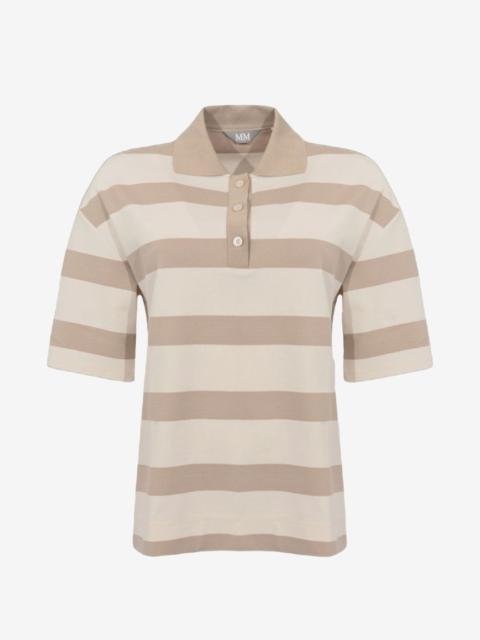 Max Mara striped cotton polo shirt