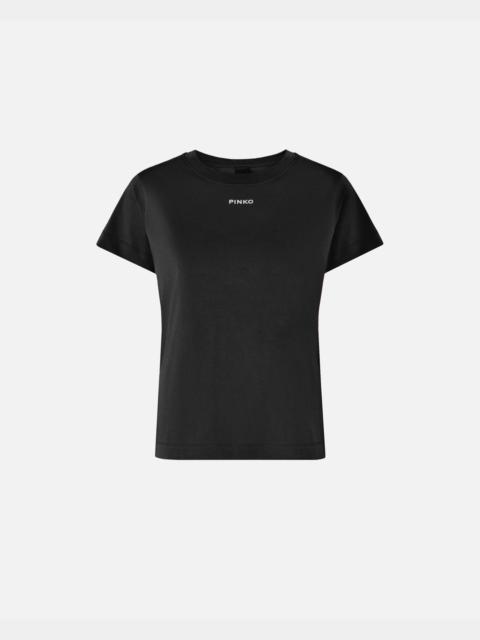 T-SHIRT WITH PINKO LOGO