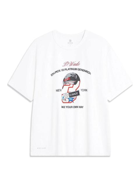 Li-Ning Li-Ning Way of Wade T-shirt 'White' AHST531-2