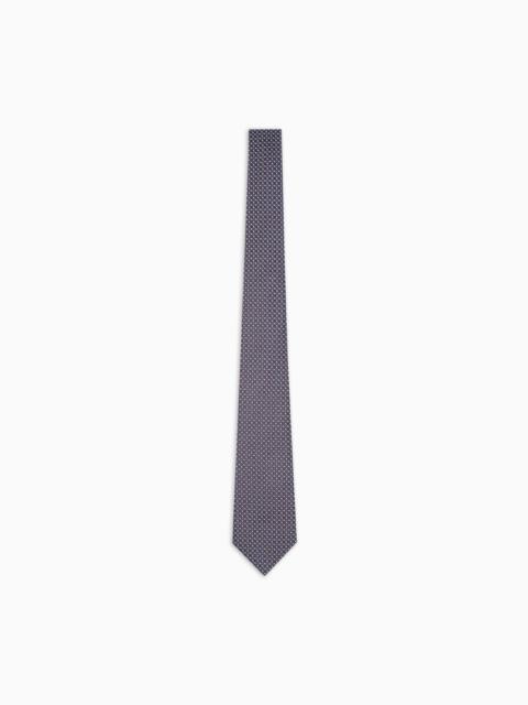 GIORGIO ARMANI JACQUARD SILK TIE