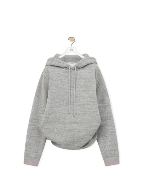 Loewe Draped hoodie in cotton