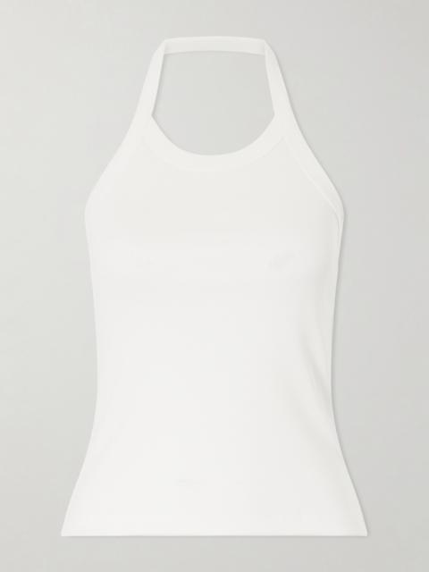 FLORE FLORE Angie Organic Cotton-jersey Halterneck Tank