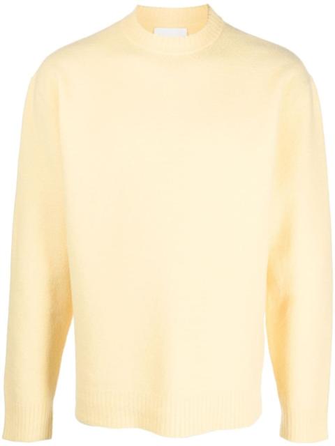 ribbed-trim wool jumper