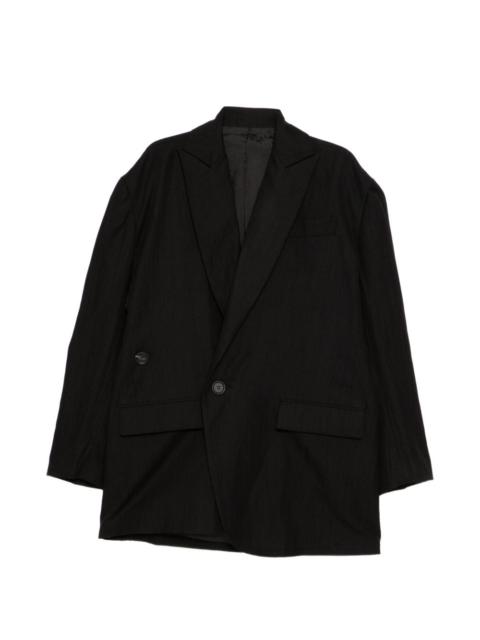 Yohji Yamamoto button textured jacket
