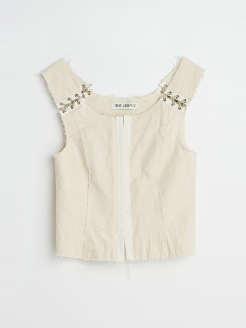 Our Legacy Tough Vest Naturelle Sincere Canvas