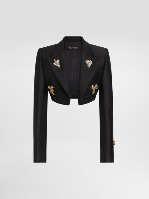 Dolce & Gabbana Single-breasted jacket in faille