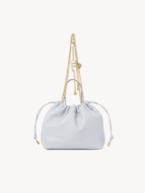 Chloé SMALL CHLOÉ ICONS SHOULDER BAG WITH CHAIN IN SOFT LEATHER