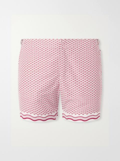 ORLEBAR BROWN Bulldog Straight-Leg Mid-Length Printed Swim Shorts