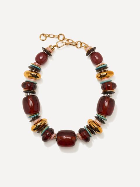LIZZIE FORTUNATO Gold-Plated Carmine Collar