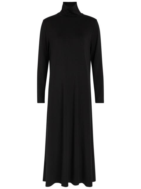 EILEEN FISHER Eileen Fisher Turtle-neck Jersey Midi Dress
