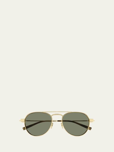 SAINT LAURENT Men's SL 708M Metal Round Sunglasses