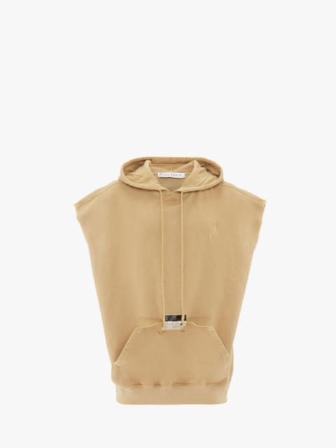 JW Anderson SLEEVELESS HINGE HOODIE