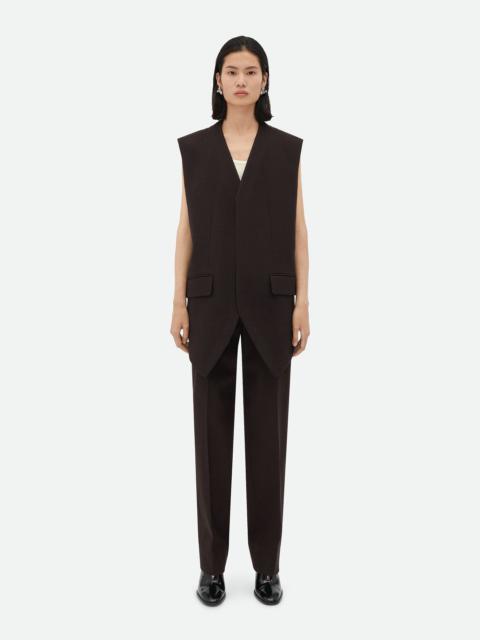 Bottega Veneta Structured Cotton Melange Double Gilet