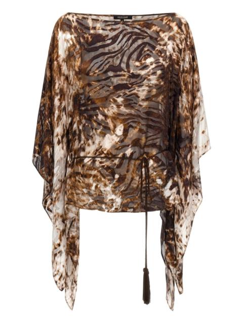 Roberto Cavalli Appaloosa-print kaftan