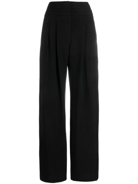 IRO pleat-detail wide-leg trousers