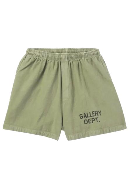 GALLERY DEPT. Logo Zuma Shorts "Olive / Black" 0W5BOKCY