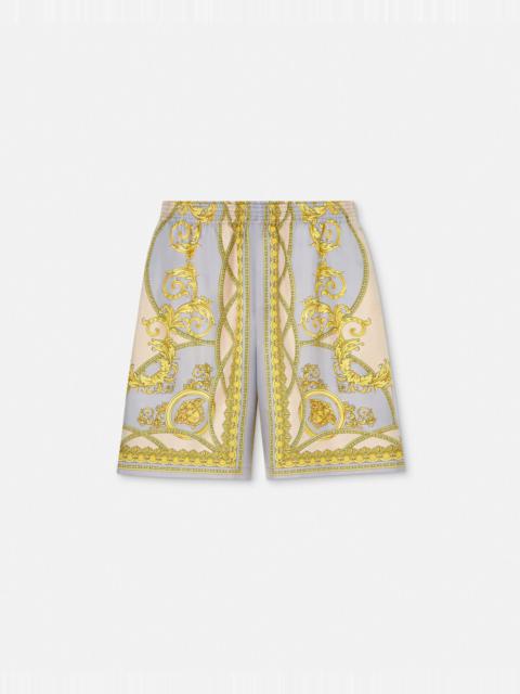 VERSACE La Coupe des Dieux Silk Shorts