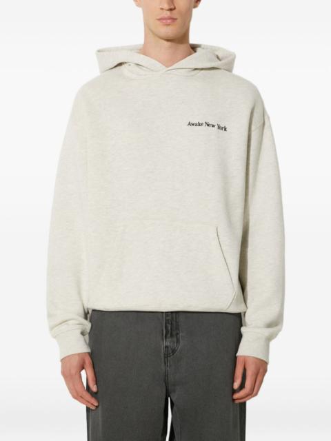 AWAKE NY logo-embroidered hoodie
