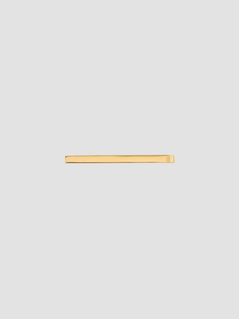 SAINT LAURENT Men's Tie Clip in Metal - Patinated Gold