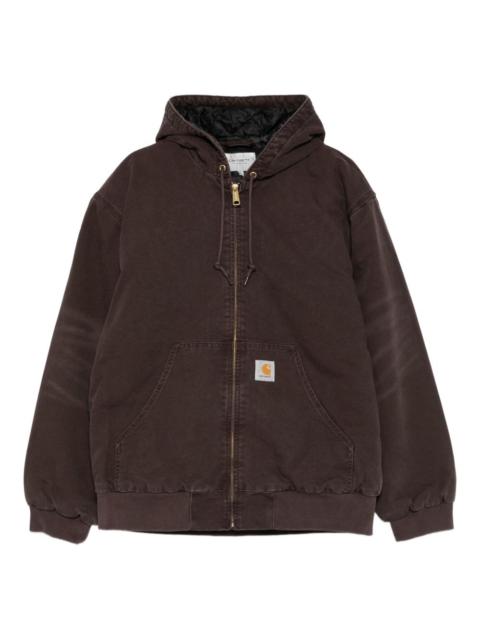 Carhartt logo-patch jacket