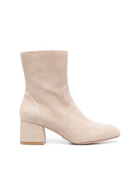 65mm suede ankle boots