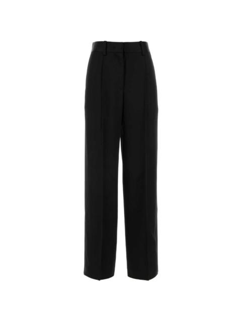 Jil Sander black straight trousers