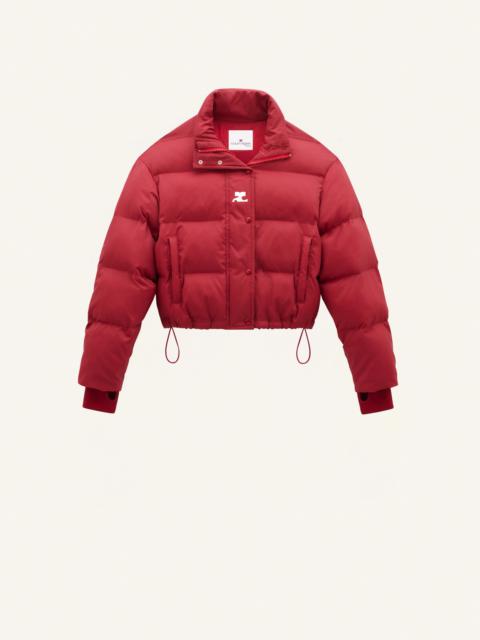 courrèges NYLON SHORT PUFFER JACKET