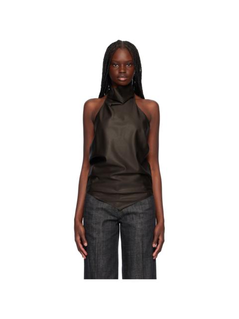 GIA STUDIOS Brown Yem Blouse