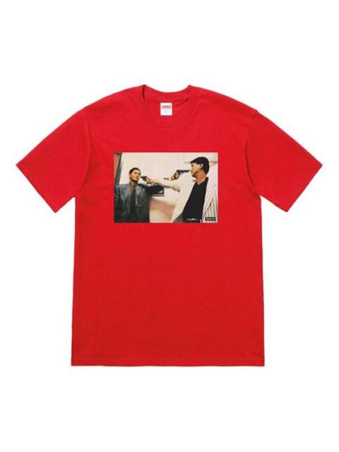 Supreme FW18 The Killer Trust Tee Red Bloody Twins Chow Yun Fat Printing Short Sleeve Unisex SUP-FW1