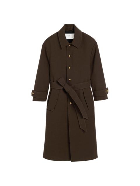 AMI Paris belted wool coat