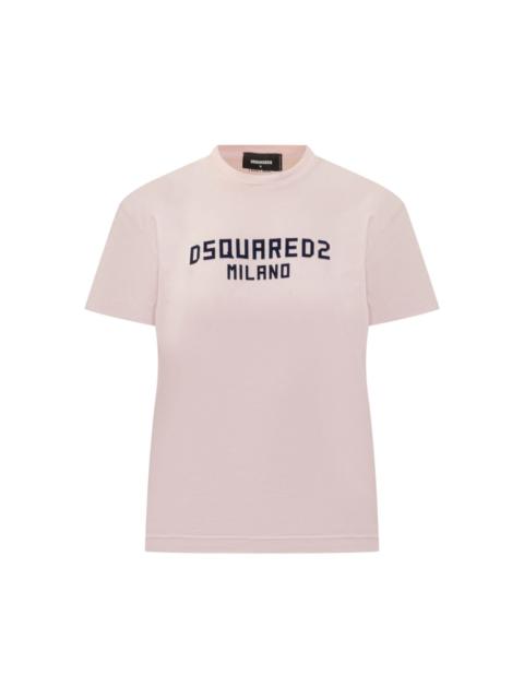 logo-embroidered T-shirt