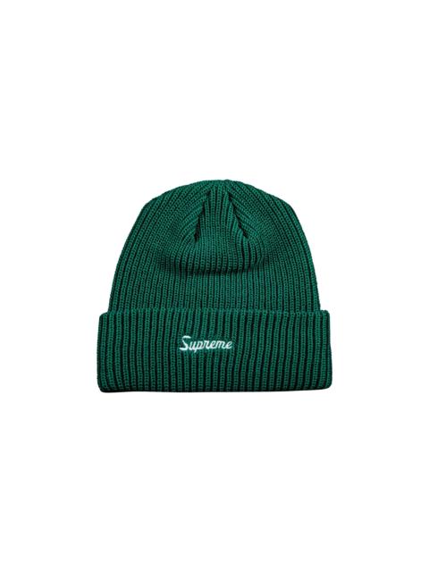 Supreme Supreme x New Era S Logo Beanie 'Green' | REVERSIBLE